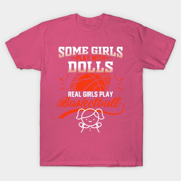 Basketball Design For Basketball Girls T-Shirt by mieeewoArt